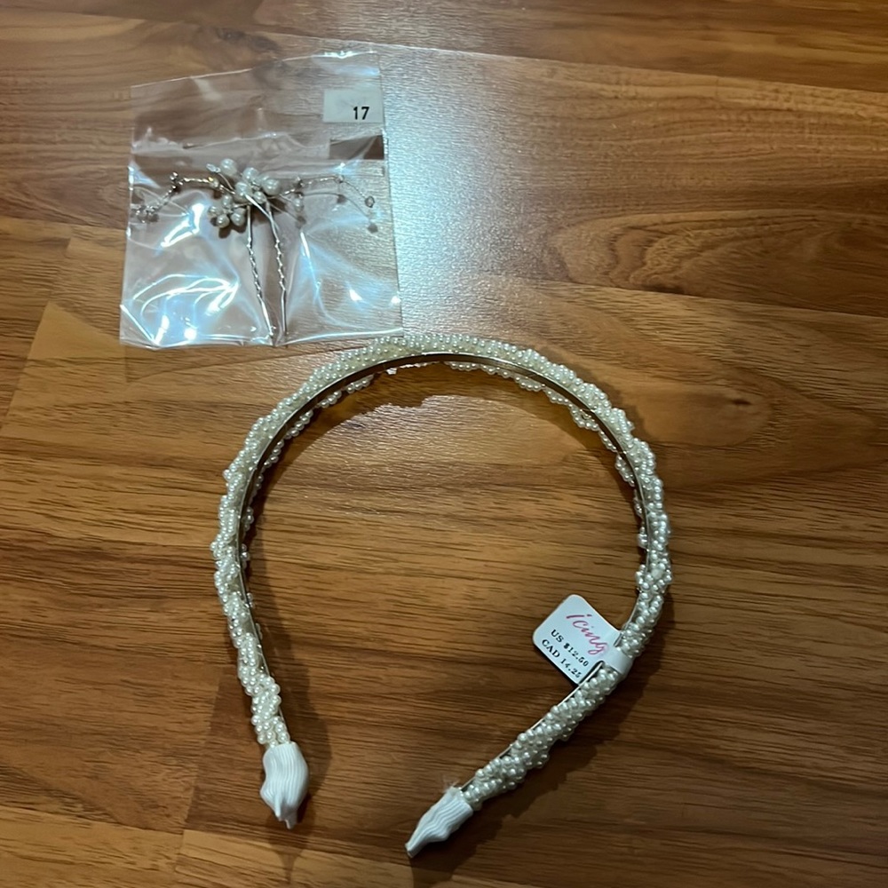 Faux Pearl Hair Accessories